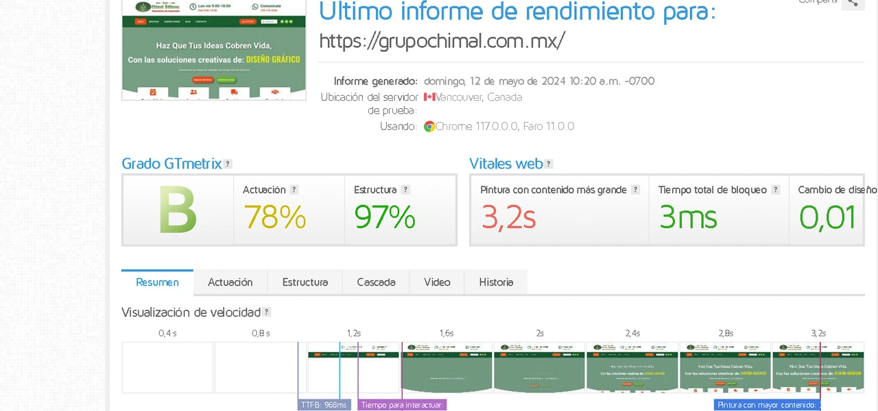 3 herramientas para medir la velocidad de tu sitio web-gtmetrix-2-Grupo-Chimal-Editores